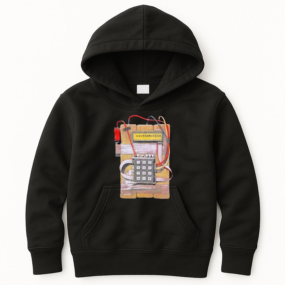 Team Sesh Csgo Bomb Kids Hoodie