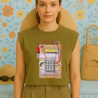 Team Sesh Csgo Bomb Garment-Dyed Women's Muscle Tee