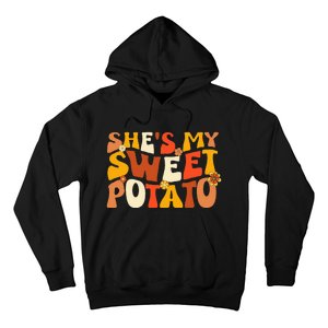 Thanksgiving Shirts Couples Sweet Potato I Yam Hoodie