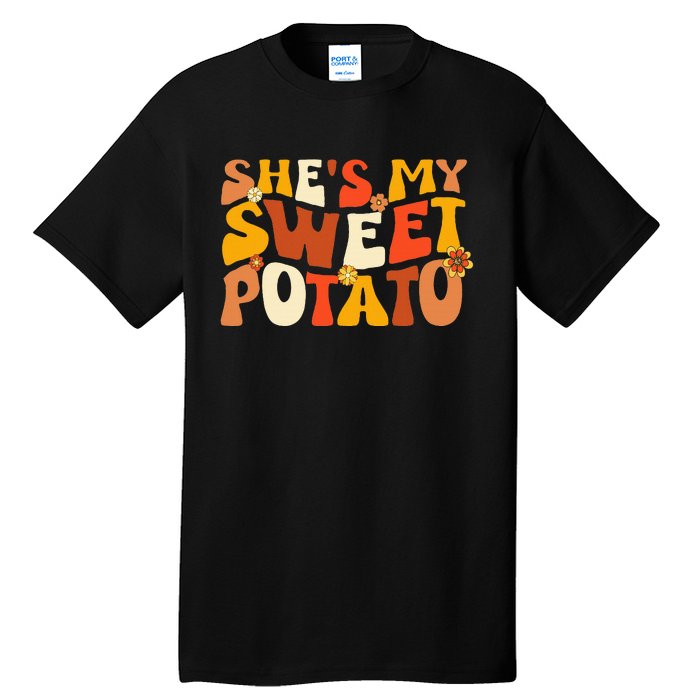 Thanksgiving Shirts Couples Sweet Potato I Yam Tall T-Shirt