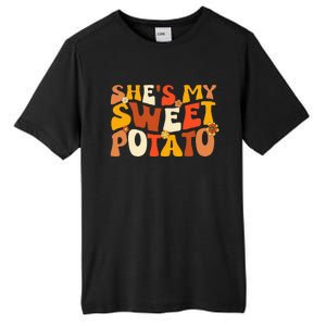 Thanksgiving Shirts Couples Sweet Potato I Yam Tall Fusion ChromaSoft Performance T-Shirt