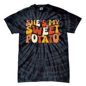 Thanksgiving Shirts Couples Sweet Potato I Yam Tie-Dye T-Shirt