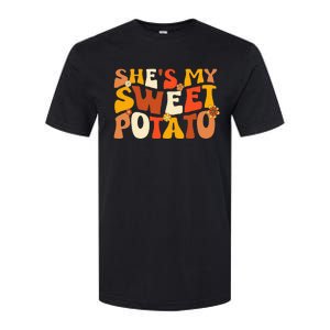 Thanksgiving Shirts Couples Sweet Potato I Yam Softstyle CVC T-Shirt