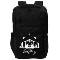 True Story Christmas Nativity Jesus Christian Impact Tech Backpack