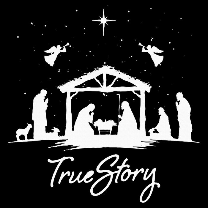 True Story Christmas Nativity Jesus Christian 16 in Basic Backpack