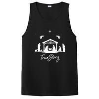 True Story Christmas Nativity Jesus Christian PosiCharge Competitor Tank