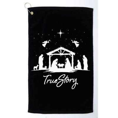 True Story Christmas Nativity Jesus Christian Golf Towel