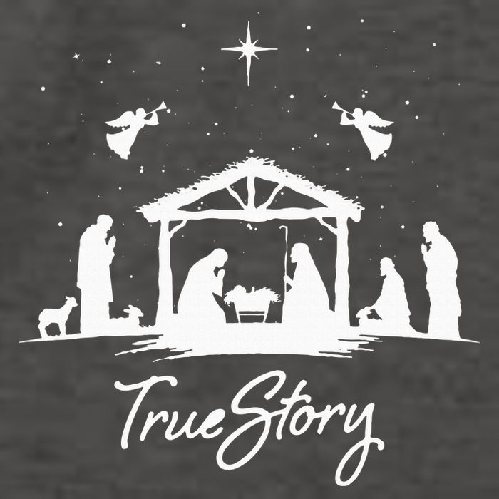 True Story Christmas Nativity Jesus Christian Vector Backpack