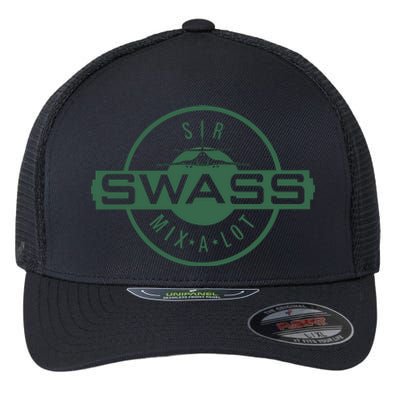 The Swass Cool Vector Design Flexfit Unipanel Trucker Cap