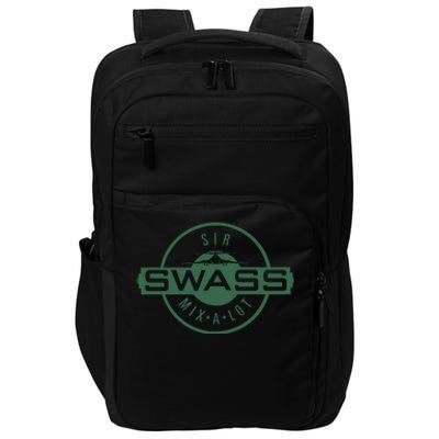 The Swass Cool Vector Design Impact Tech Backpack