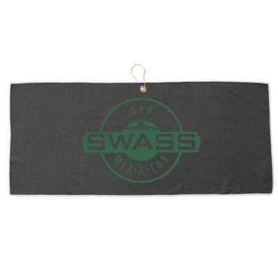 The Swass Cool Vector Design Large Microfiber Waffle Golf Towel