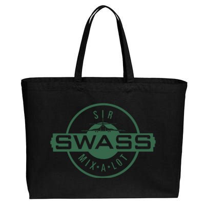 The Swass Cool Vector Design Cotton Canvas Jumbo Tote