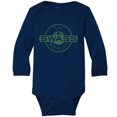 The Swass Cool Vector Design Baby Long Sleeve Bodysuit