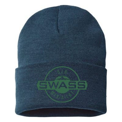 The Swass Cool Vector Design Sustainable Knit Beanie