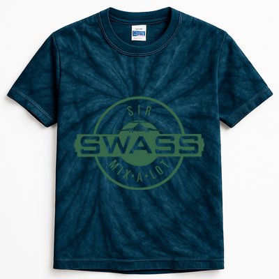 The Swass Cool Vector Design Kids Tie-Dye T-Shirt