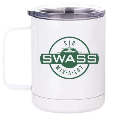 The Swass Cool Vector Design 12 oz Stainless Steel Tumbler Cup