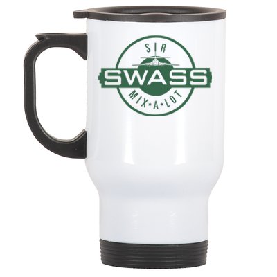 The Swass Cool Vector Design Stainless Steel Travel Mug