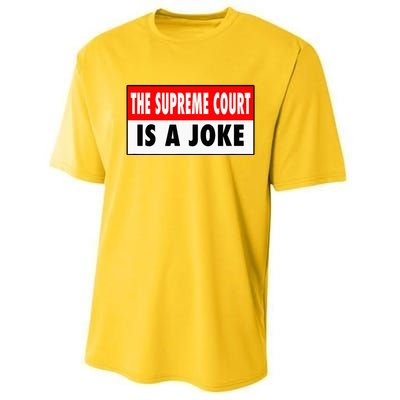 The Supreme Court What A Joke Supremely Wrong Supremes Meme Performance Sprint T-Shirt