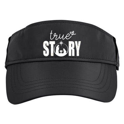 True Story Christmas Holy Christian Adult Drive Performance Visor