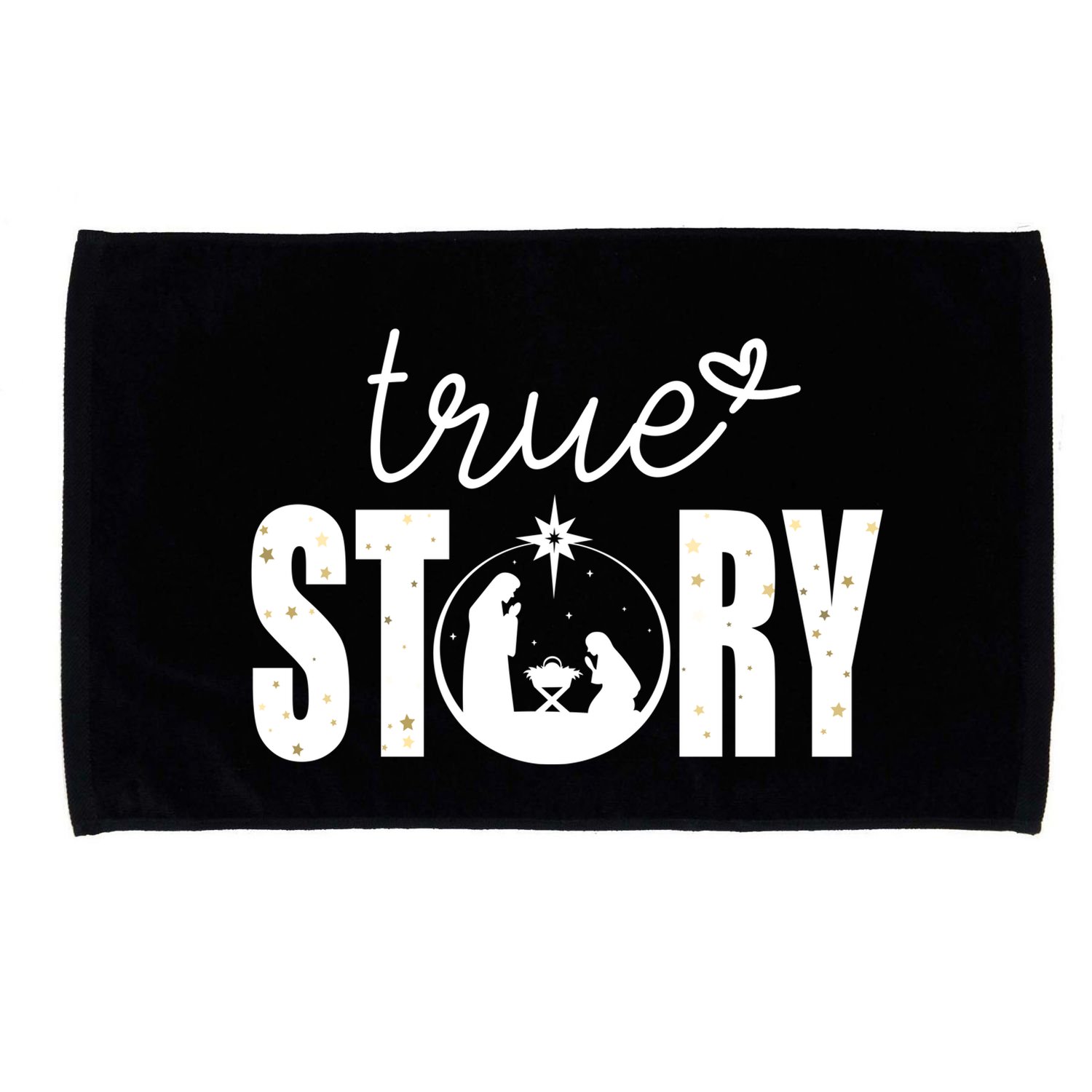 True Story Christmas Holy Christian Microfiber Hand Towel