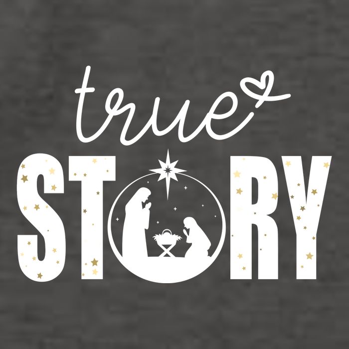 True Story Christmas Holy Christian Vector Backpack