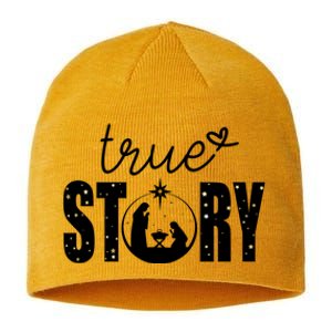 True Story Christmas Holy Christian Sustainable Beanie