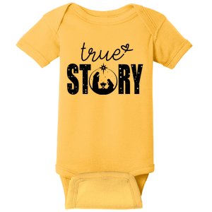 True Story Christmas Holy Christian Baby Bodysuit