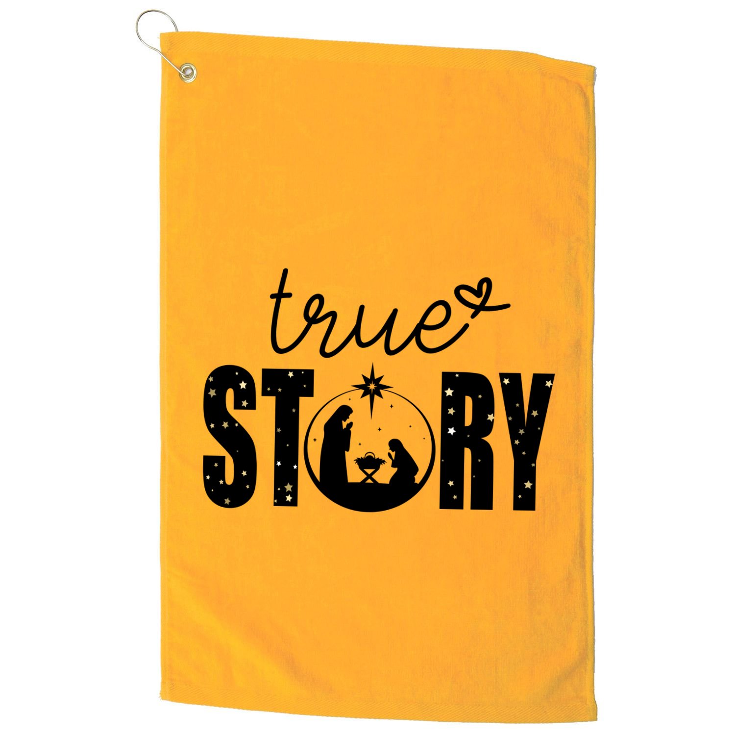 True Story Christmas Holy Christian Golf Towel