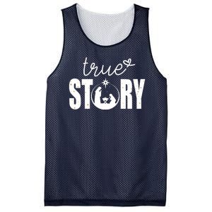 True Story Christmas Holy Christian Mesh Reversible Basketball Jersey Tank