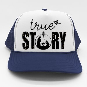 True Story Christmas Holy Christian Trucker Hat