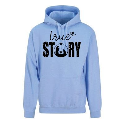 True Story Christmas Holy Christian Unisex Surf Hoodie