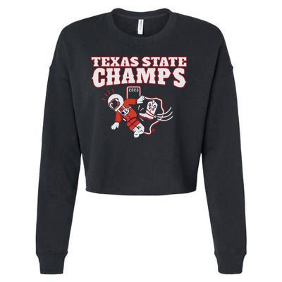Texas State Champs Cropped Pullover Crew