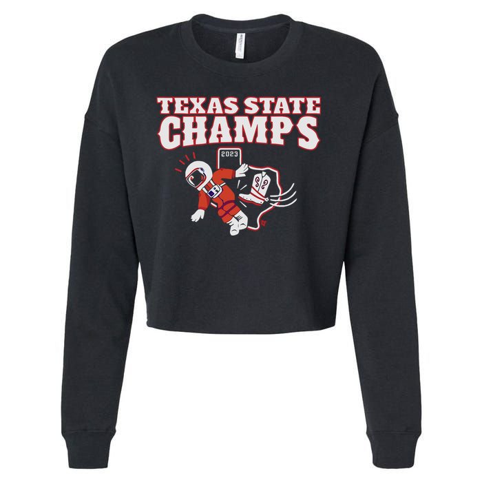 Texas State Champs Cropped Pullover Crew