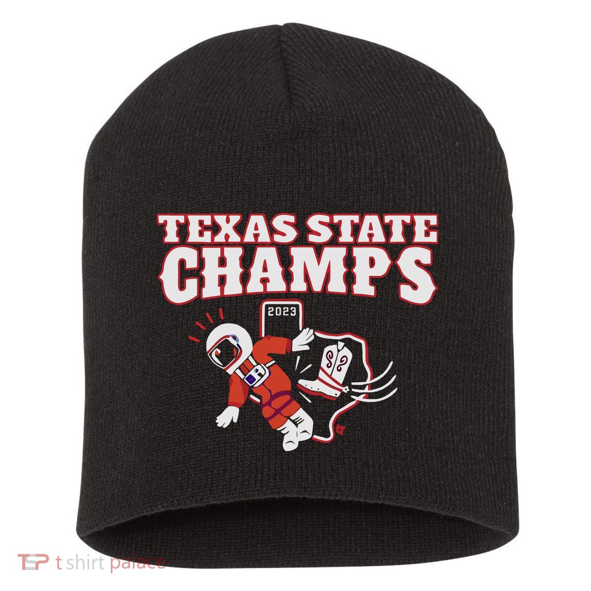 Texas State Champs Short Acrylic Beanie