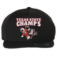 Texas State Champs Wool Snapback Cap