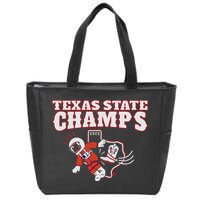 Texas State Champs Zip Tote Bag