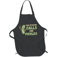 This Situation Calls For Pickles Funny Pickle Apron