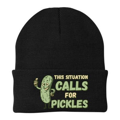 This Situation Calls For Pickles Funny Pickle Beanie