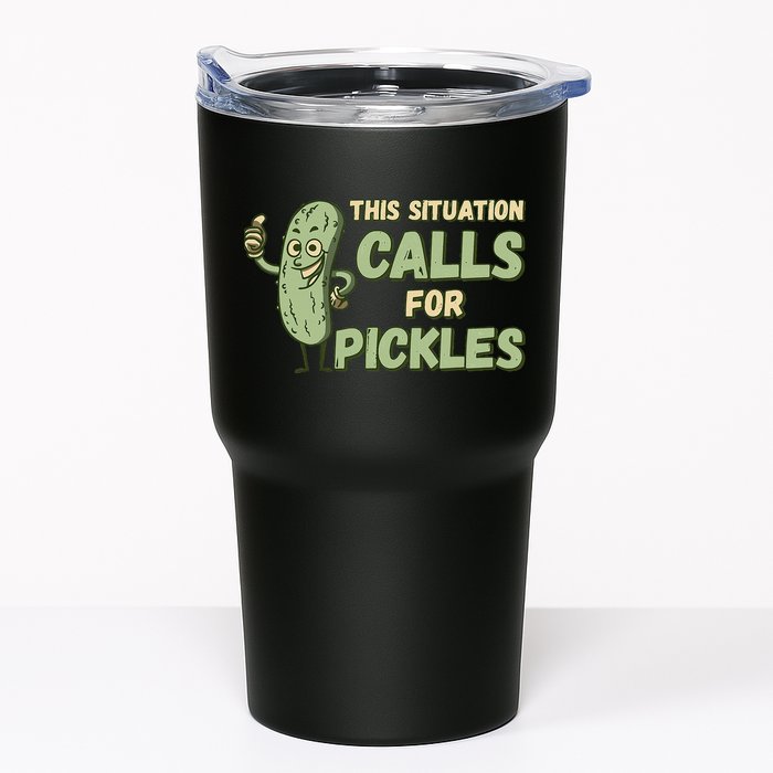 This Situation Calls For Pickles Funny Pickle Tumbler