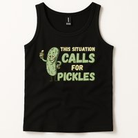 This Situation Calls For Pickles Funny Pickle Tank Top