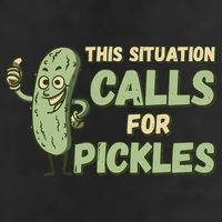 This Situation Calls For Pickles Funny Pickle Microfiber Hand Towel