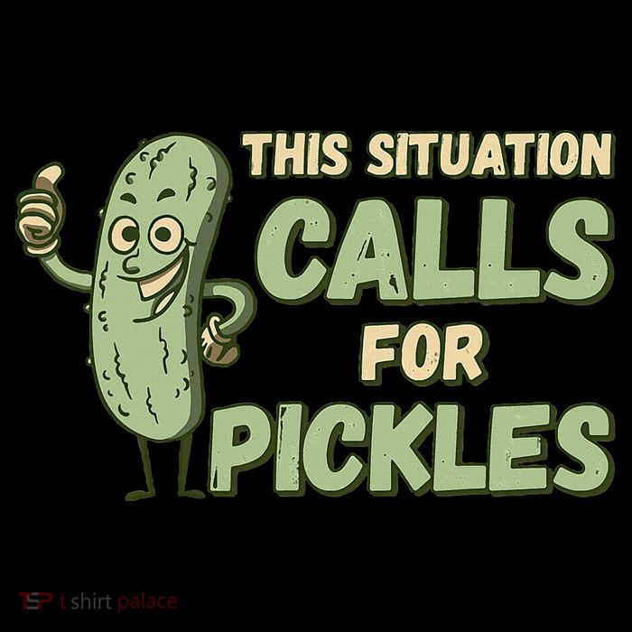 This Situation Calls For Pickles Funny Pickle Zip Tote Bag