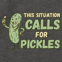 This Situation Calls For Pickles Funny Pickle Vector Backpack