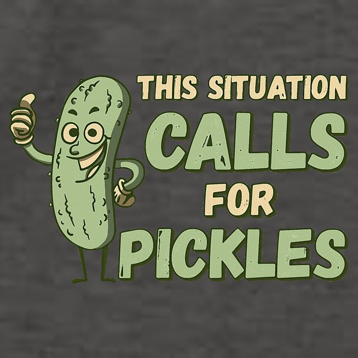 This Situation Calls For Pickles Funny Pickle Vector Backpack