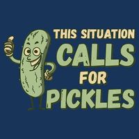 This Situation Calls For Pickles Funny Pickle Infant Baby Jersey Bodysuit