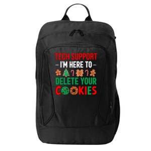 Tech Support Christmas Cookies Women Funny Christmas City Backpack