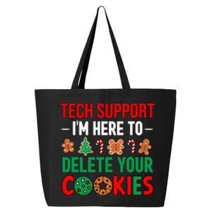 Tech Support Christmas Cookies Women Funny Christmas 25L Jumbo Tote