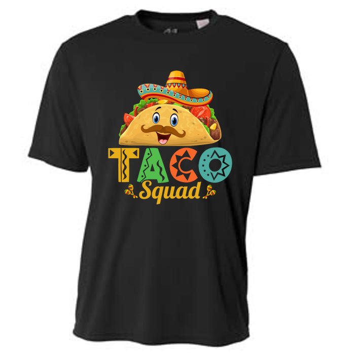 Taco Squad Cinco De Mayo Celebration Cooling Performance Crew T-Shirt