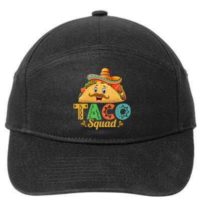 Taco Squad Cinco De Mayo Celebration 7-Panel Snapback Hat