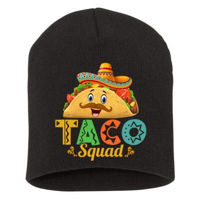 Taco Squad Cinco De Mayo Celebration Short Acrylic Beanie